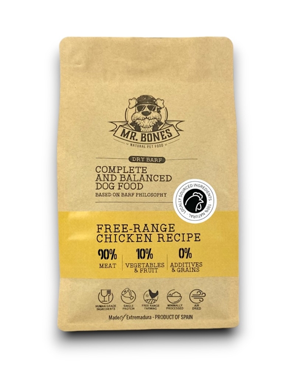 Mr. Bones Dry BARF Free Range Chicken Recipe, 1 kg