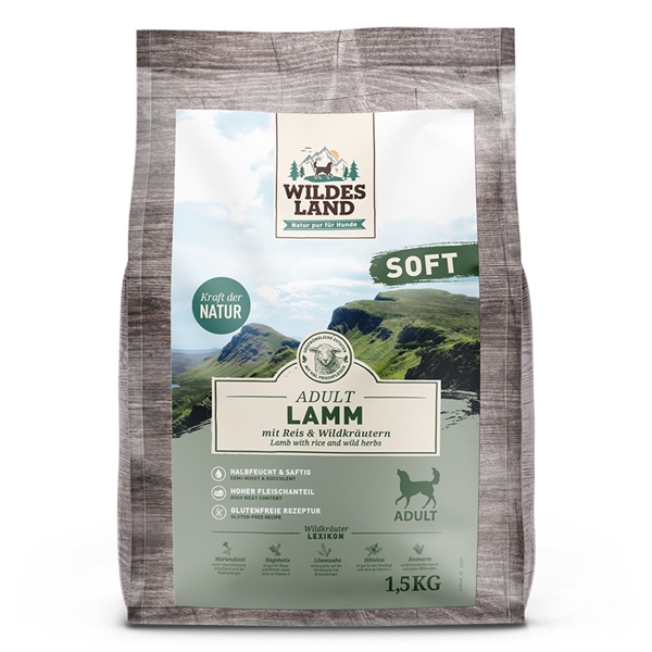 Wildes Land Soft Adult Lamb, 1.5 kg