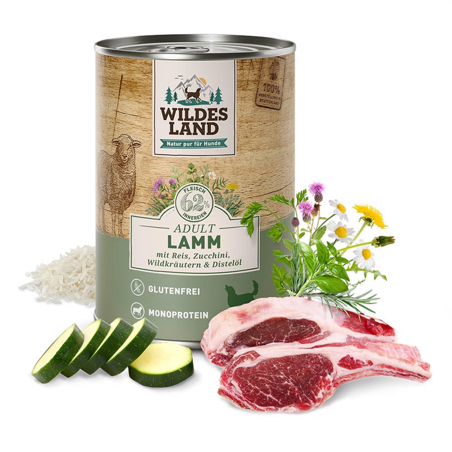 Wildes Land Classic Lam dåsemad, 400g