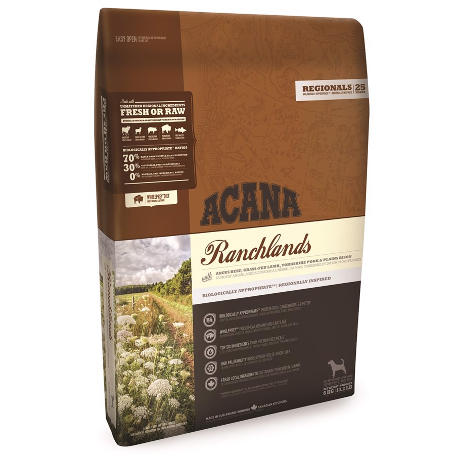 Acana Ranchlands hundefoder, 6 kg