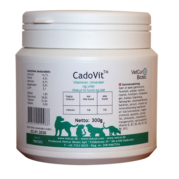 CadoVit barf tilskud, 300 gr.