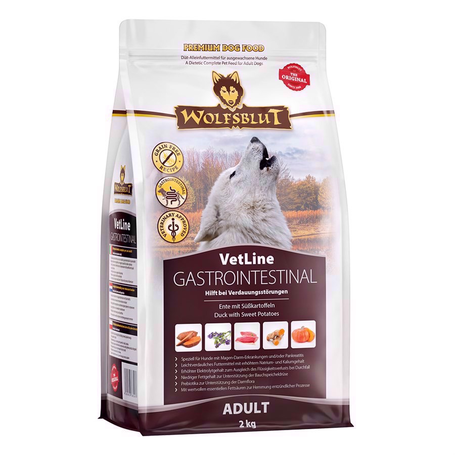 WolfsBlut VetLine Gastrointestinal mod maveproblemer, 2 kg