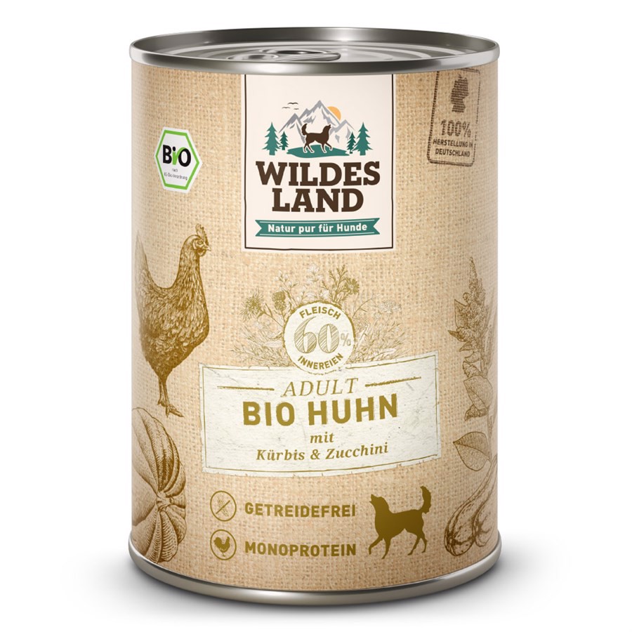 Wildes Land BIO Kylling dåsemad, 400g