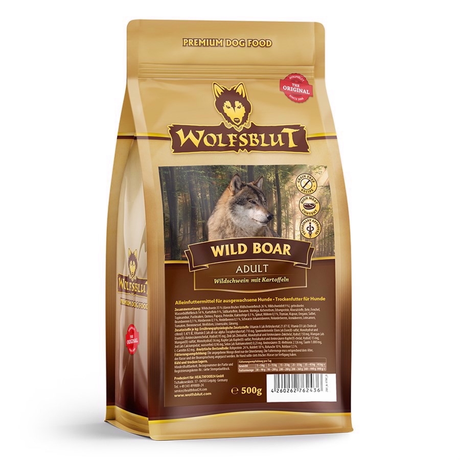 WolfsBlut Wild Boar Adult, 400g