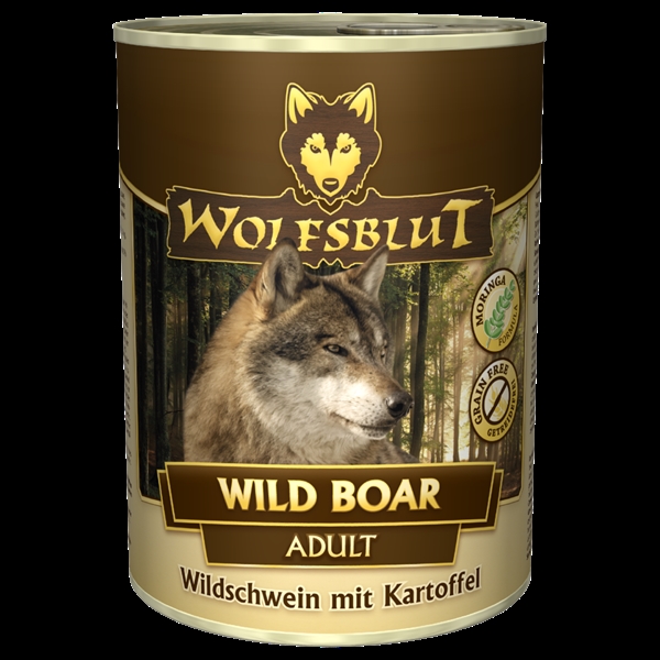 WolfsBlut Wild Boar Adult dåsemad, 395g