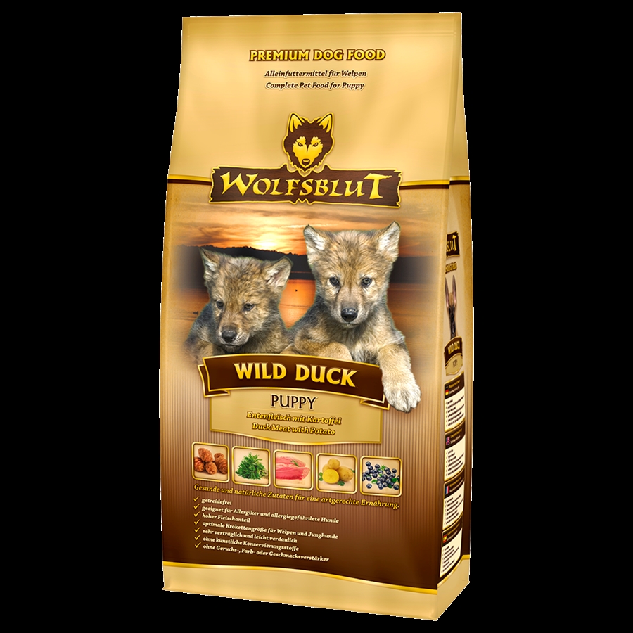 WolfsBlut Wild Duck Puppy, 15 kg